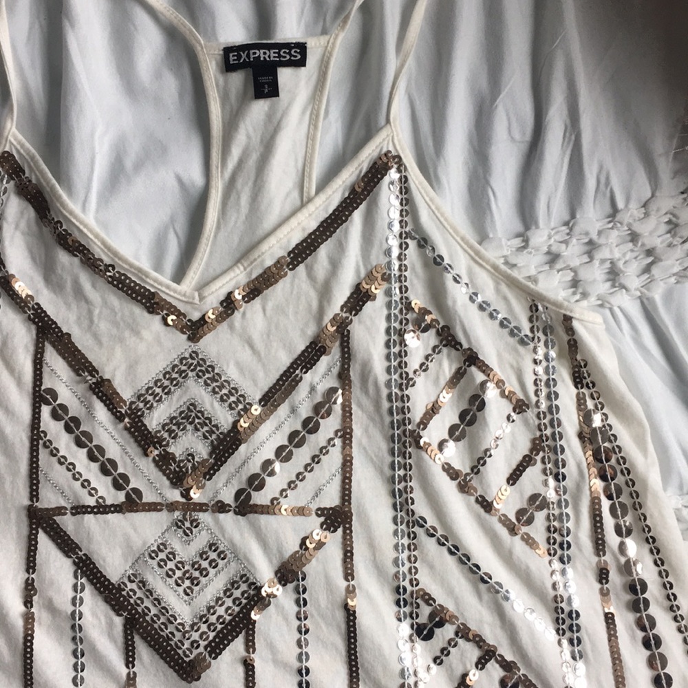 Express Sequin Tank